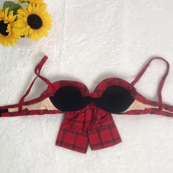 Asher Levine Plaid Shirt Designed Crop - Picture 5 of 6